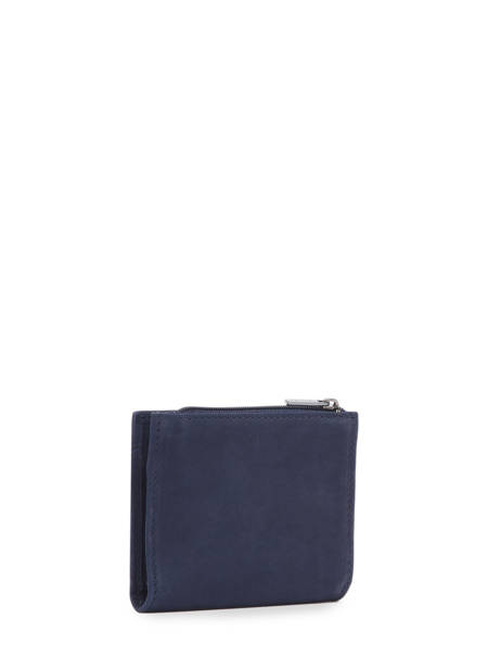 Portemonnee Etincelle Nubuck Leder Etrier Blauw etincelle nubuck EETN810 ander zicht 2